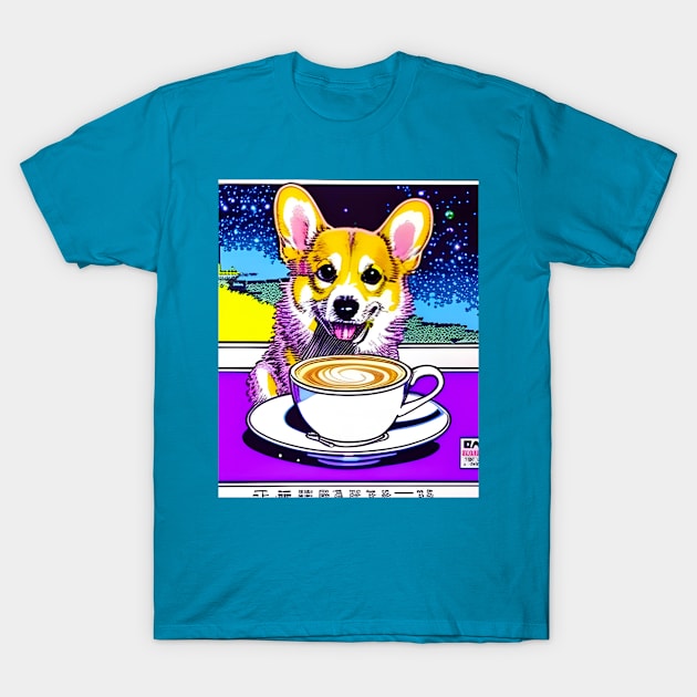 Dog And Coffee Lovers T-Shirt by Megaluxe 